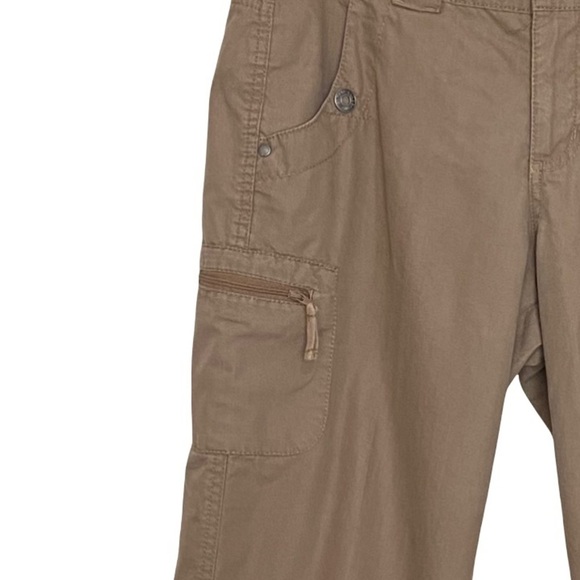 Gloria Vanderbilt Woman’s Brown Capris Cargo Pants Size 8P - Picture 6 of 8